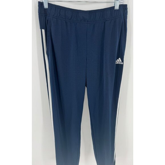 Adidas Women's Navy Blue Athletic Classic Track Pants With White Stripes XL - Picture 9 of 12